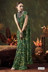 Saiyaara By Vallabhi Moss Georgette Abstract Print With Fancy Swarovski Work Saree Suppliers In India
